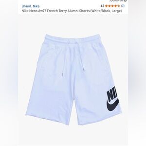 Nike Men's White Shorts